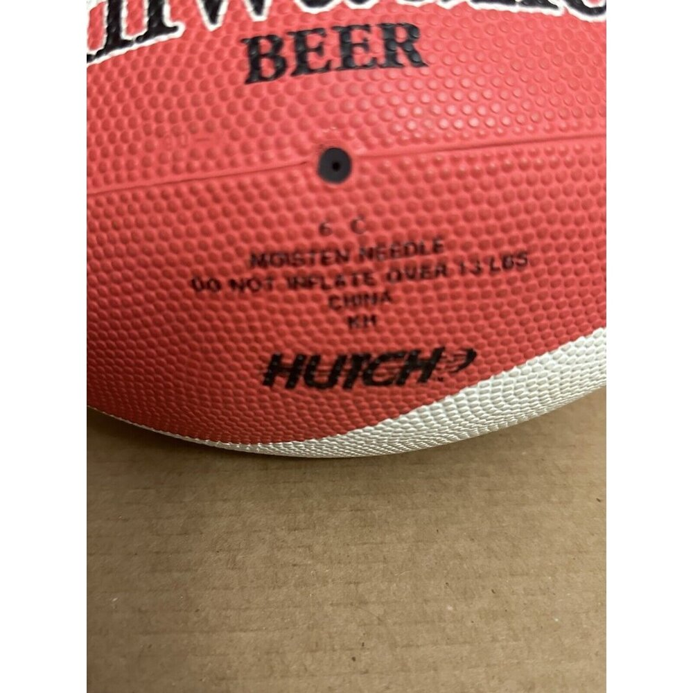 Old Milwaukee Beer Promo Football Hutch Full Size Man‎ Cave Breweriana - Picture 4 of 8